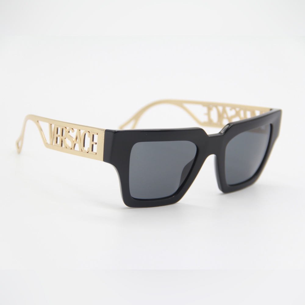 NEW VERSACE WOMEN’S SUNGLASSES VE4431 GB1/87 EYEWEAR VERSACE MOD 4431 BLACK - Picture 7 of 13